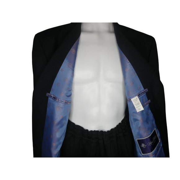 Sean John Men's Blue Suit Jacket Size‎ 48L - Picture 3 of 14